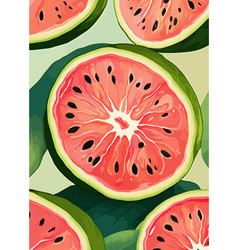 Detailed Style Of Abstract Guava Wallpaper