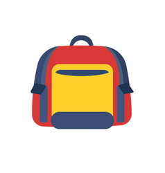 School Bag Flat Design