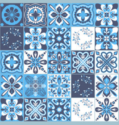 Azulejo Majolica Ceramic Tile Blue White