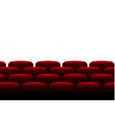 Cinema Hall With Red Seats