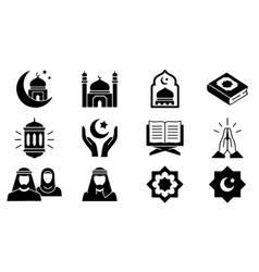 Set Of Islamic Icons