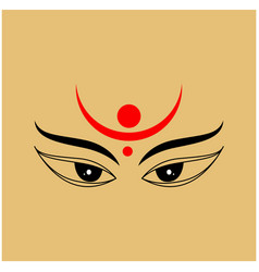 Shakti Face Icon Lord Durga Face