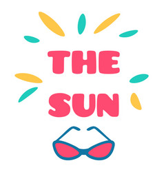 Sunglasses Sun Sticker Summer Season Accessory