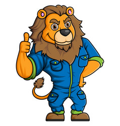 Characters A Strong Lion Wears Costume Mechanic