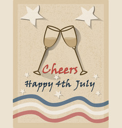 Happy July 4th Celebration Poster