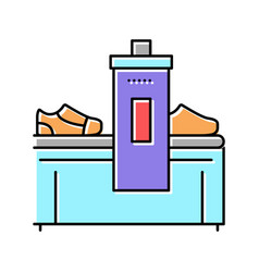 Shoes Making Machine Color Icon