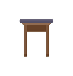 Backless Chair Icon Flat Room Design