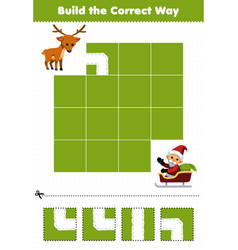 Education Game For Children Build The Correct Way