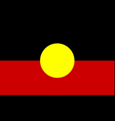 Australian Aboriginal - Mariya Flag In Proportions