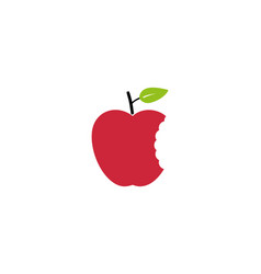 Bitten Apple Fruit Icon