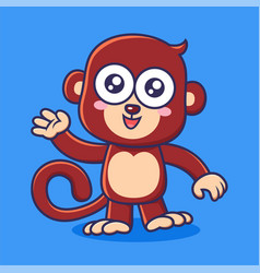 Cute Monkey Animal Character Cartoon