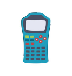 Data Graphing Calculator Cartoon