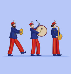 Hand Drawn Marching Band