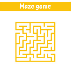 Abstract Square Maze Game For Kids Puzzle