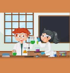 Student Kids In Science Classroom