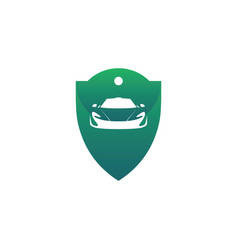 Car Shield Logo Design Template