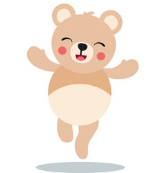 Cute Teddy Bear Laughing Happy