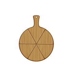 Food Wooden Pizza Board Cartoon