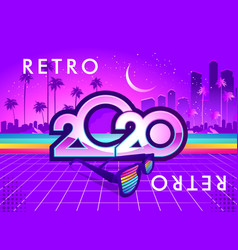 2020 Retro Wave Calendar