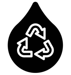 Water Reclamation Icon Earth Day Related