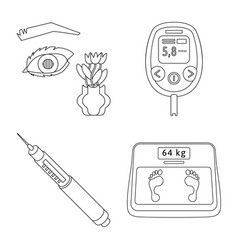 Design Mellitus And Diabetes Logo Set