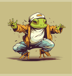 Frog In A Raincoat Cartoon Character