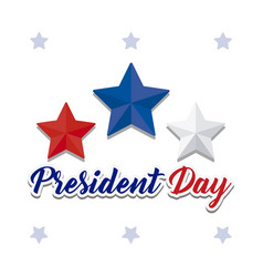 Colored President Day Poster