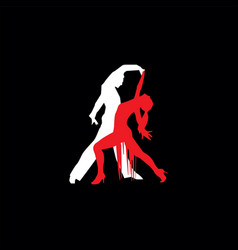 Latin Dancers Silhouettes