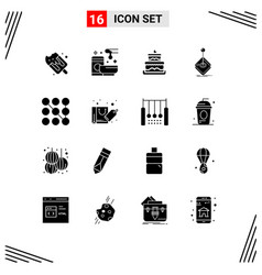 Set 16 Commercial Solid Glyphs Pack