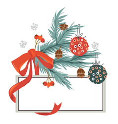 Christmas Card Or Banner With Place For Text