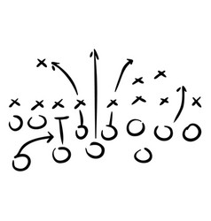 Football Game Plan Doodle High Quality