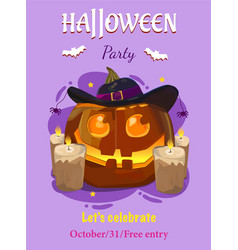 Halloweenpumpkin Party Poster