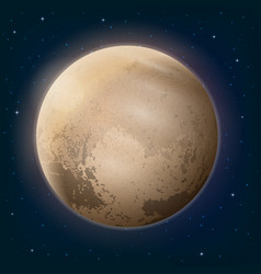 Dwarf Planet Pluto In Space