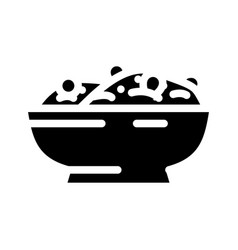 Cottage Cheese Milk Product Glyph Icon