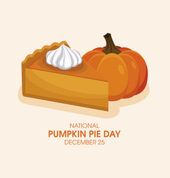 National Pumpkin Pie Day Poster