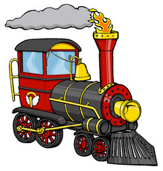 Red And Black Steam Locomotive Train