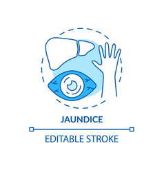 Jaundice Concept Icon