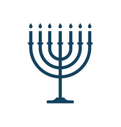 Menorah Icon Hanukkah Menora Jewish Symbol