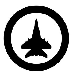 Jet Plane Fighter Reactive Pursuit Military Icon