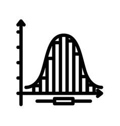 Statistics Math Science Education Line Icon