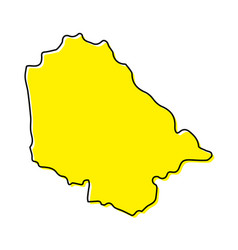 Simple Outline Map Of Jammu And Kashmir