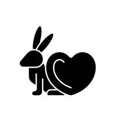 Cruelty Free Black Glyph Icon