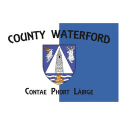 Flag County Waterford In Munster Ireland