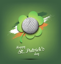 Happy St Patricks Day And Golf Ball