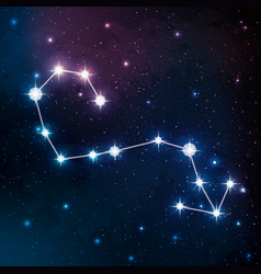 Constellation Scorpio In The Night Sky