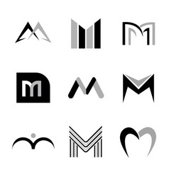 Collection Of M Logo Templates