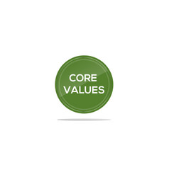 Core Values Hiring Text In Green Circle