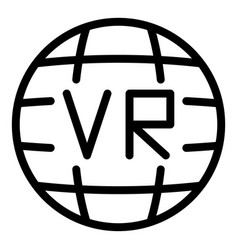 International Vr Tour Icon Outline Camera