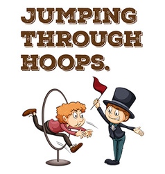 Jump Through Hoops Concept