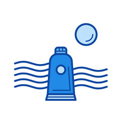 Tidal Energy Line Icon